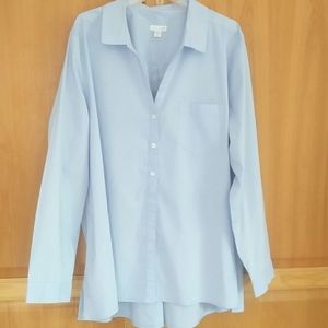 Light blue J Jill blouse